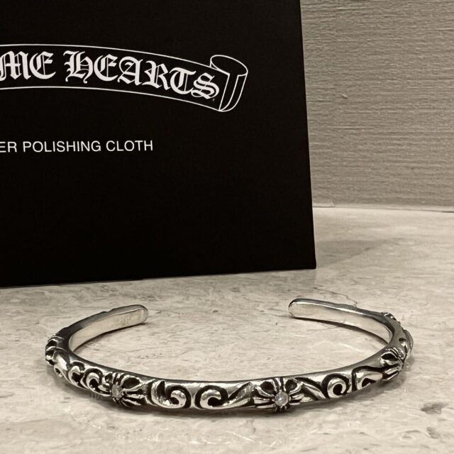 CHROME HEARTS クロムハーツ SBT バングル 5P パヴェダイヤ SV925