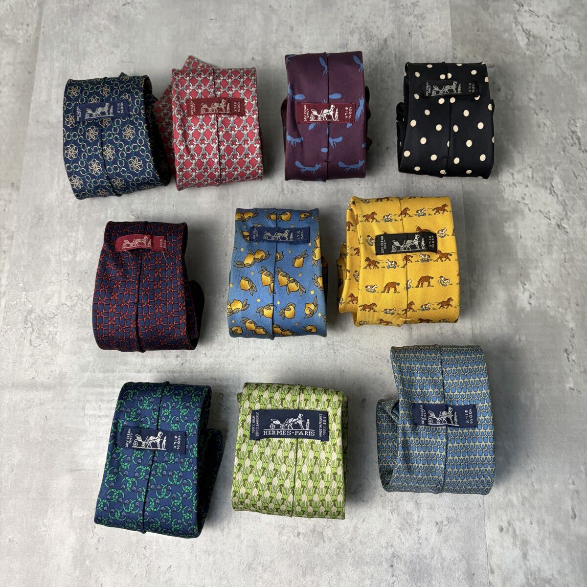 HERMES エルメス ネクタイ 10本セット