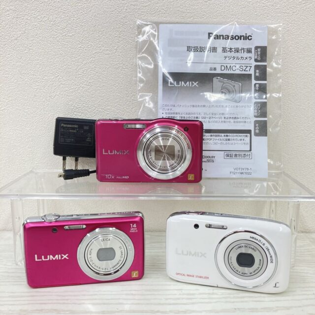 Panasonic LUMIX デジタルカメラ 3台セット DMC-FH6 DMC-SZ7 DMC-S2