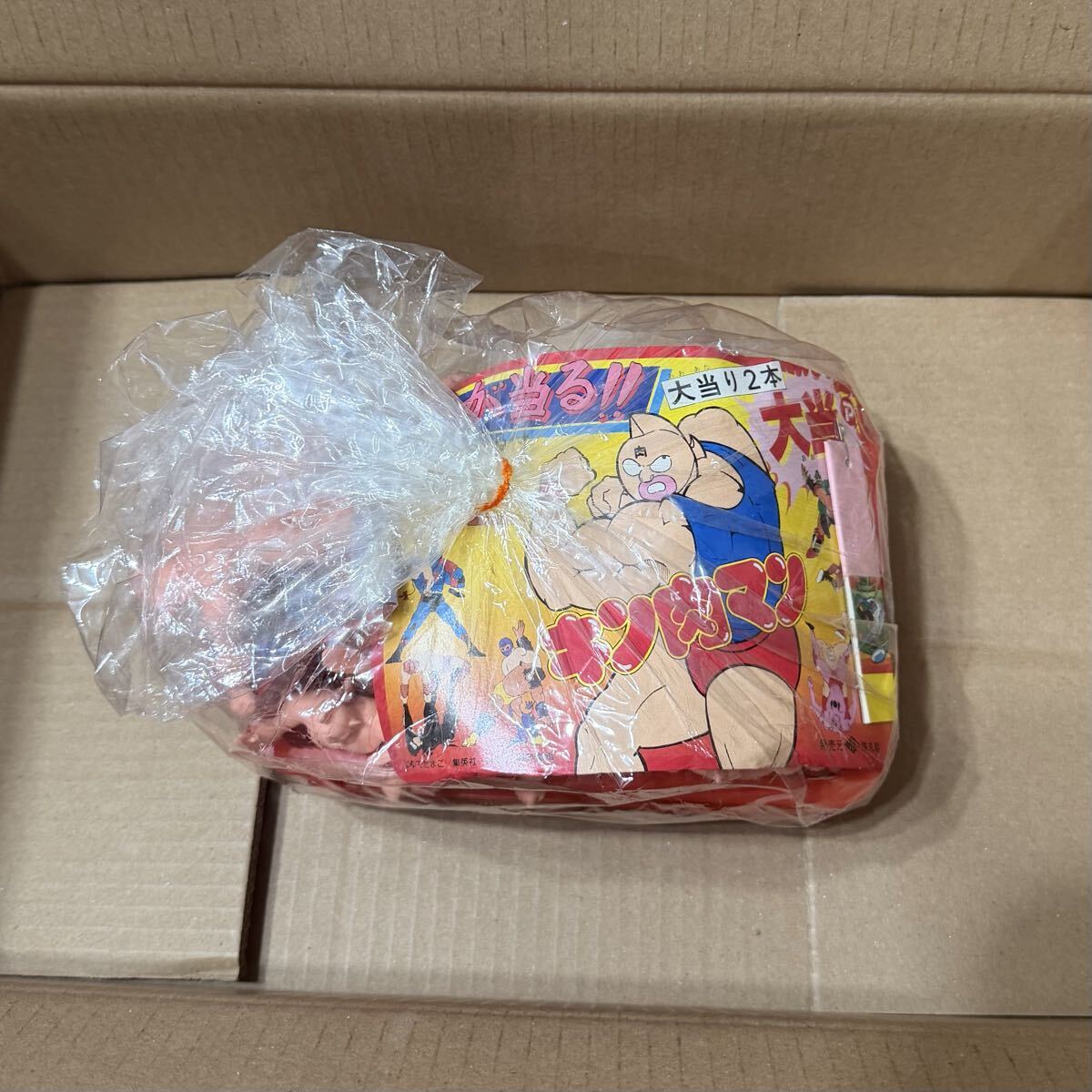 キン肉マン 消しゴム 丸越 技が当る デカ消し ケース入り