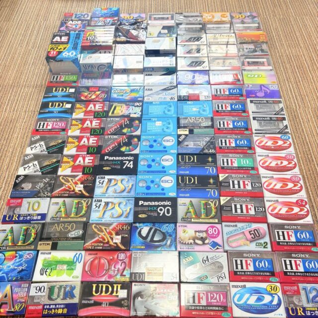 カセットテープ まとめ売り 100点以上 TDK/maxell/SONY/AXIA