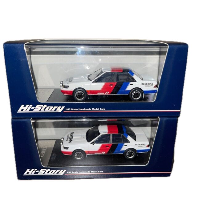 Hi-Story 1/43 日産ブルーバード SSS-R ミニカー 2台セット