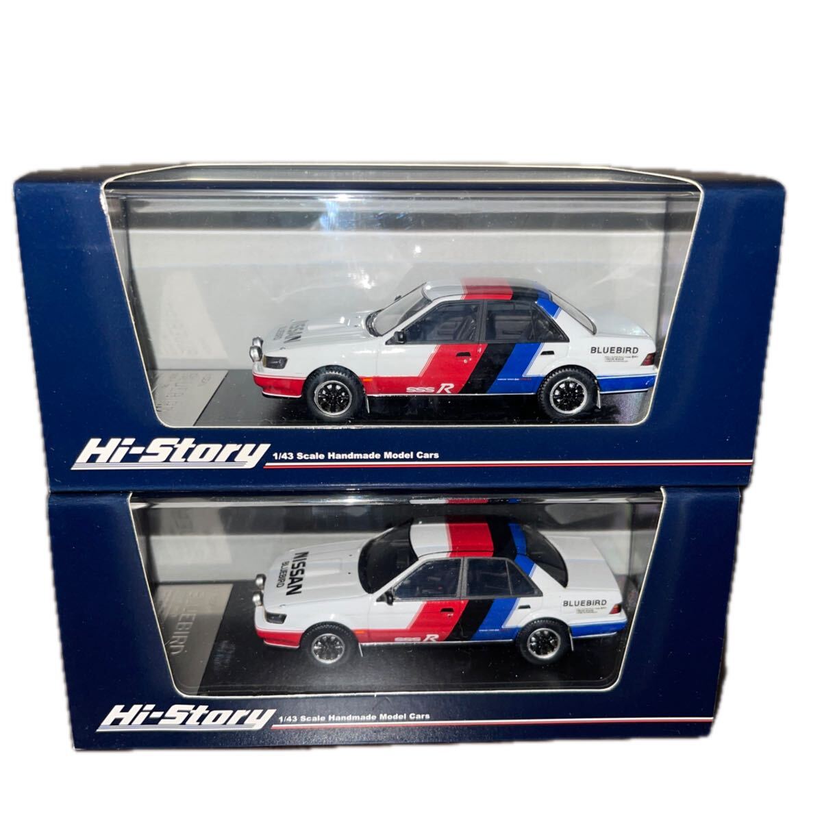 Hi-Story 1/43 日産ブルーバード SSS-R ミニカー 2台セット 買取実績