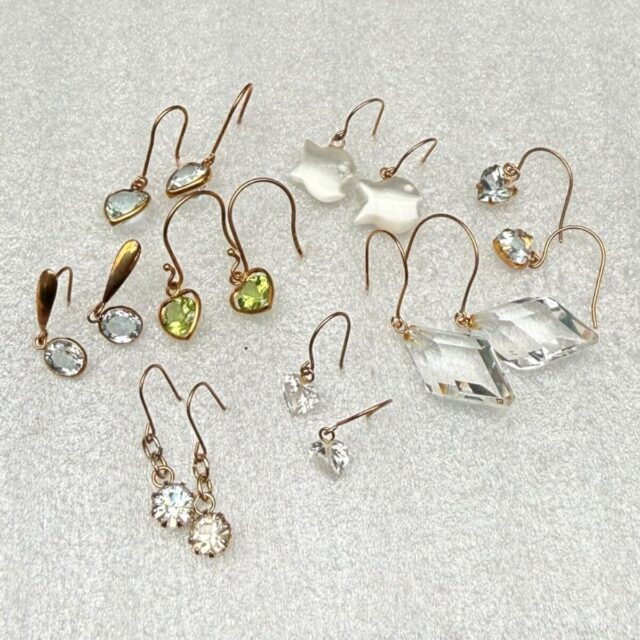 K18 フックピアス 8セット 18金ゴールド
