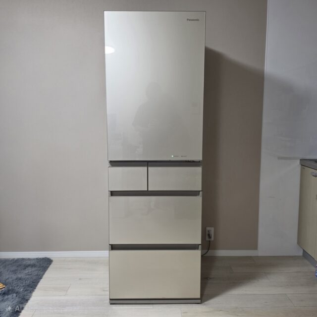 Panasonic NR-E455PX 大型冷蔵庫 450L 5ドア シャンパンゴールド