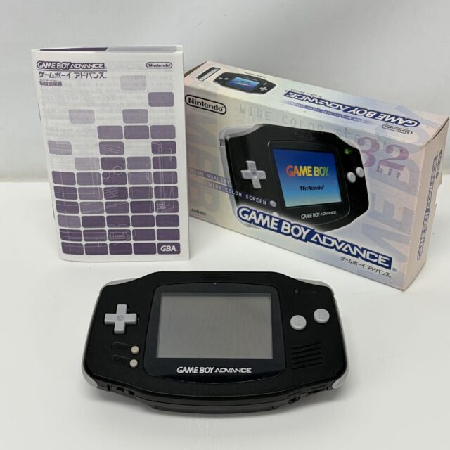 任天堂 ゲームボーイアドバンス 本体 ブラック 箱付き