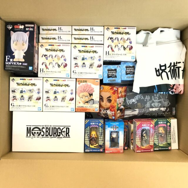 アニメキャラクターグッズ まとめ売り ワンピース ドラゴンボール 鬼滅の刃他