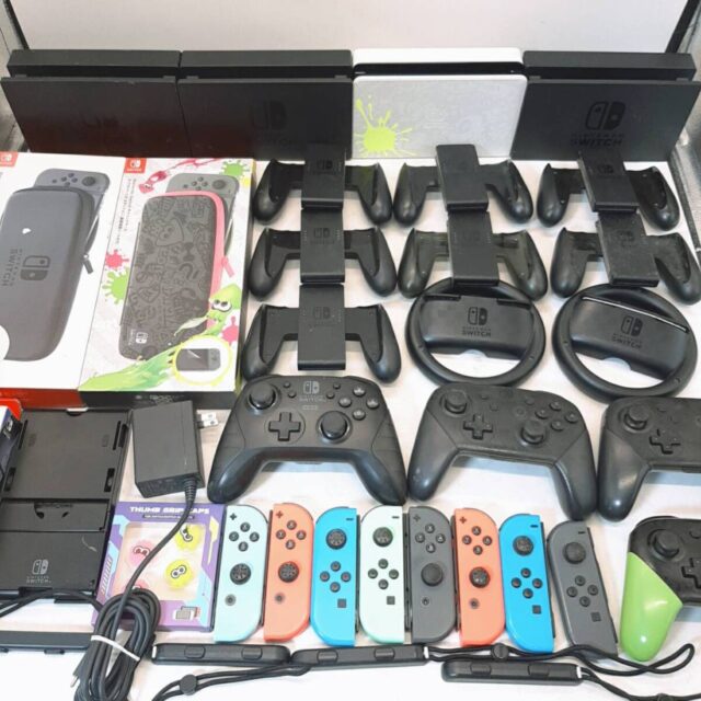 Nintendo Switch コントローラー周辺機器 ジョイコン グリップ ハンドル まとめ