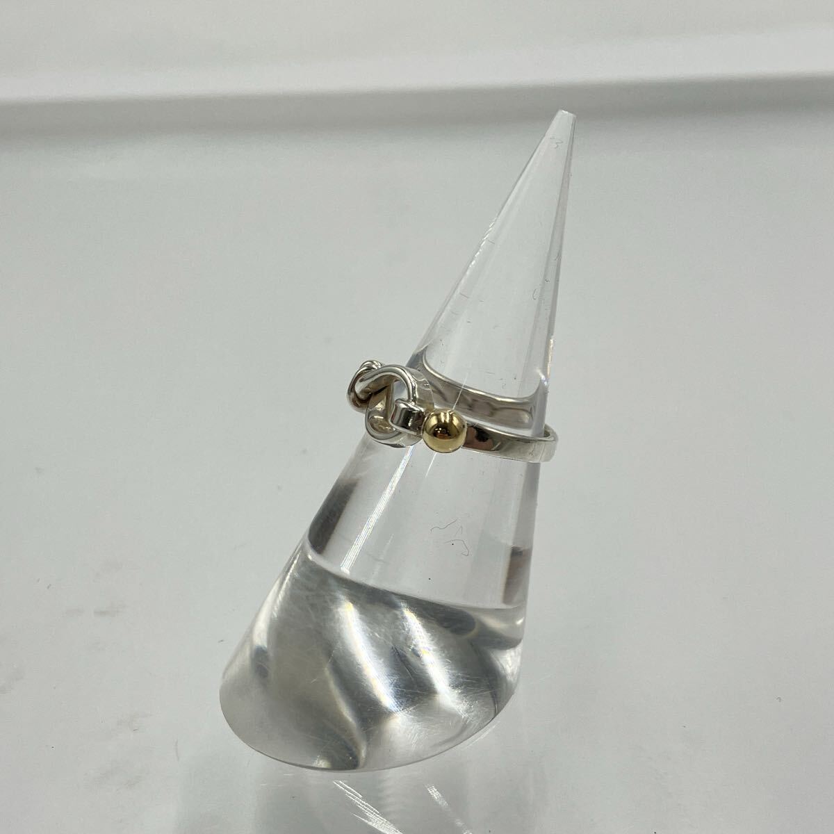 Tiffany&Co. フック&アイ ラブノット SV925/K18YGコンビ