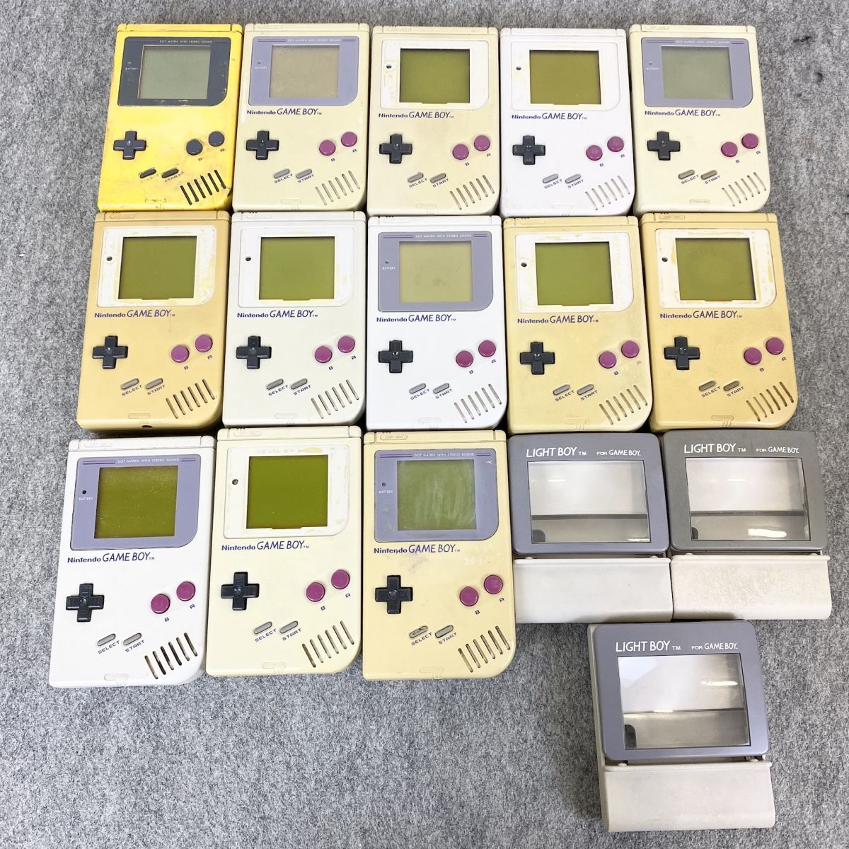Nintendo ゲームボーイ LIGHTBOY 本体 16点まとめ DMG-01
