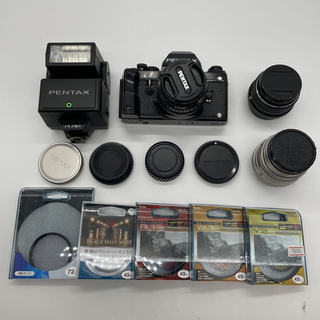 PENTAX ペンタックス フィルムカメラ レンズ ストロボセット