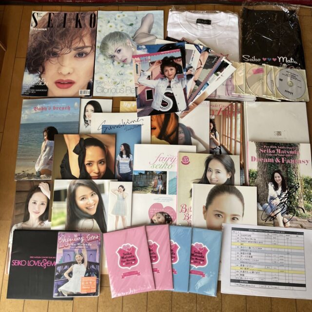 松田聖子 直筆サイン入り グッズ まとめ売り