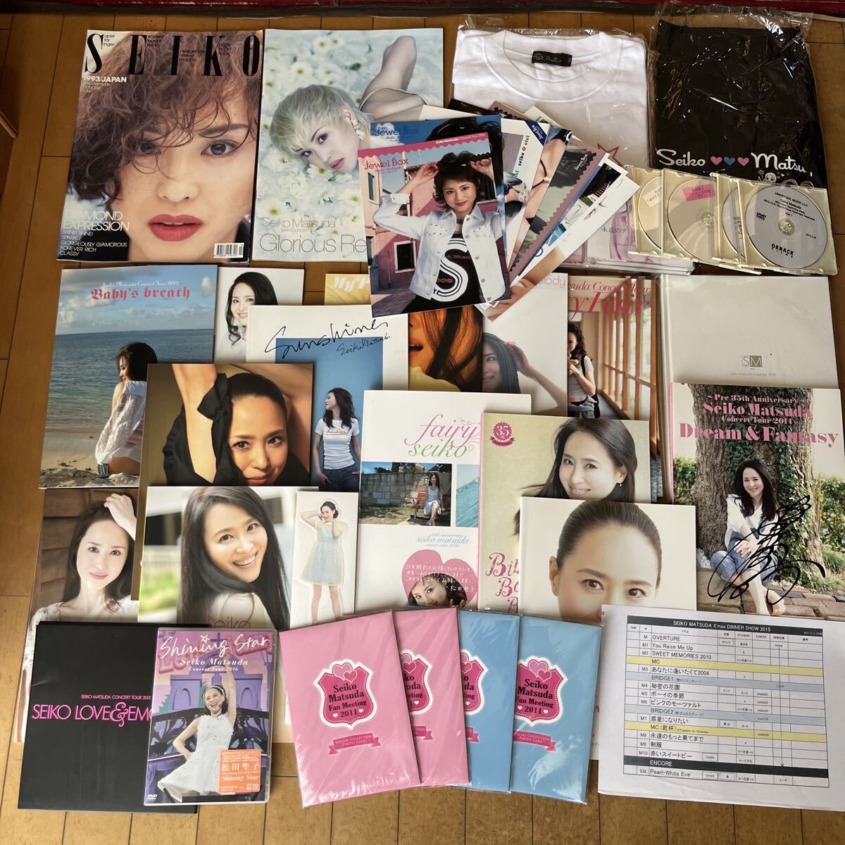 松田聖子 直筆サイン入り グッズ まとめ売り