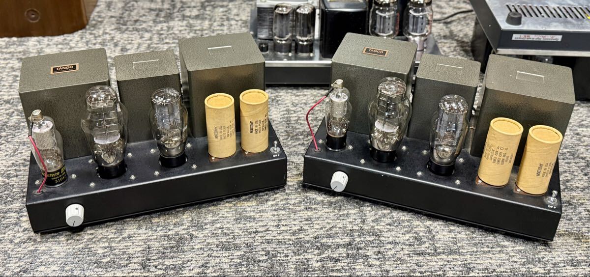300B シングル真空管アンプ WE91 TANGO XE-60-3.5S 2台セット 買取実績