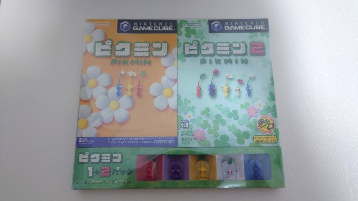ゲームキューブ ピクミン1+2パック 限定版 フィギュア5体同梱