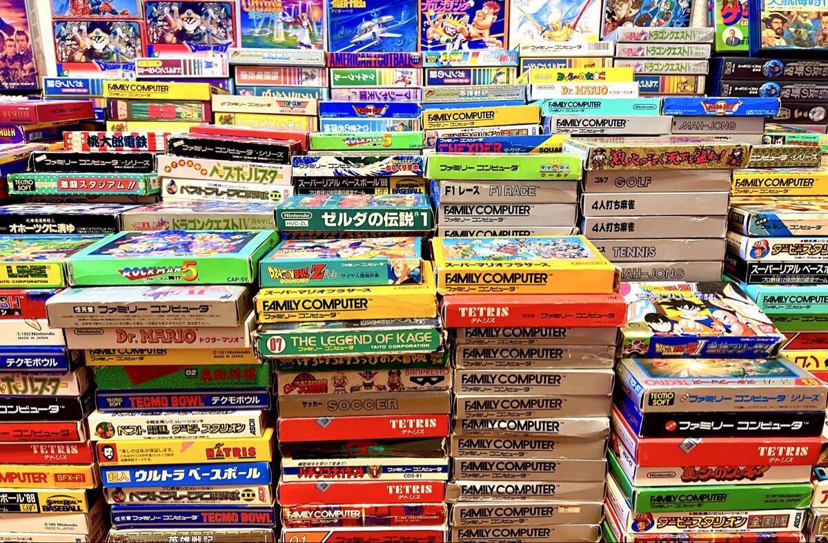 ファミコンソフト 517本 箱説明書付き 任天堂