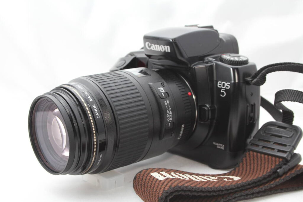 Canon EOS 5 フィルムカメラ EF100mm F2.8 USM レンズセット