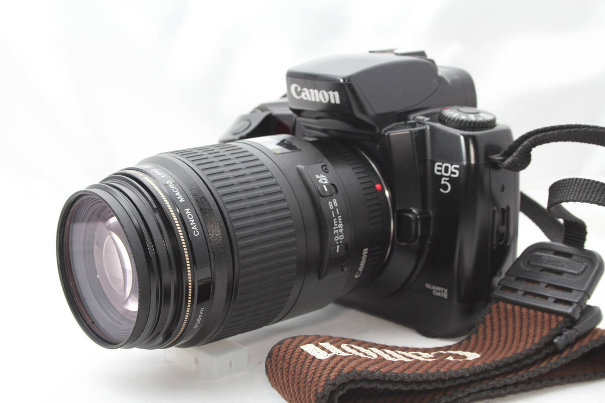 Canon EOS 5 フィルムカメラ EF100mm F2.8 USM レンズセット