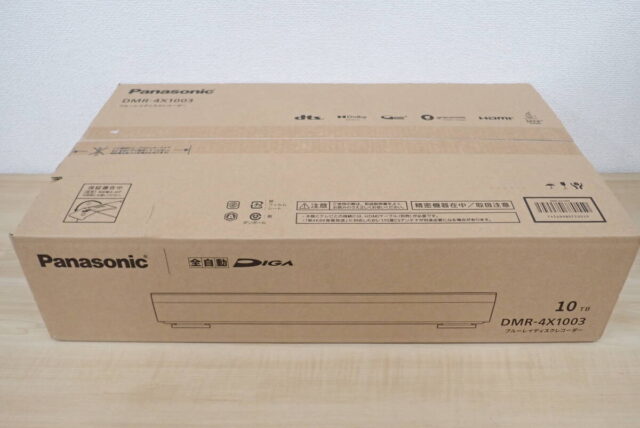 Panasonic DMR-4X1003 全自動4Kディーガ 10TB ブルーレイレコーダー