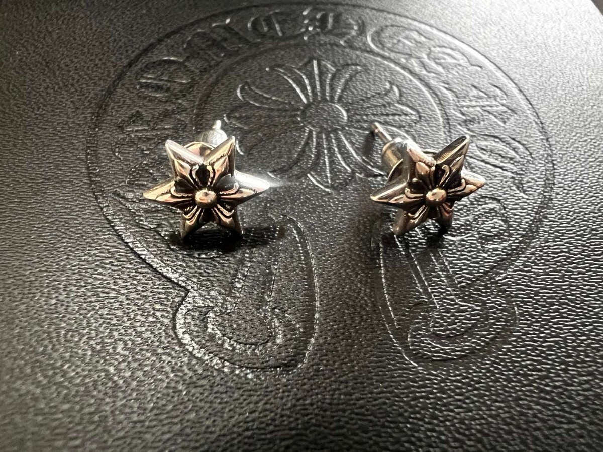 Chrome Hearts クロムハーツ ピアス シルバー925 六芒星