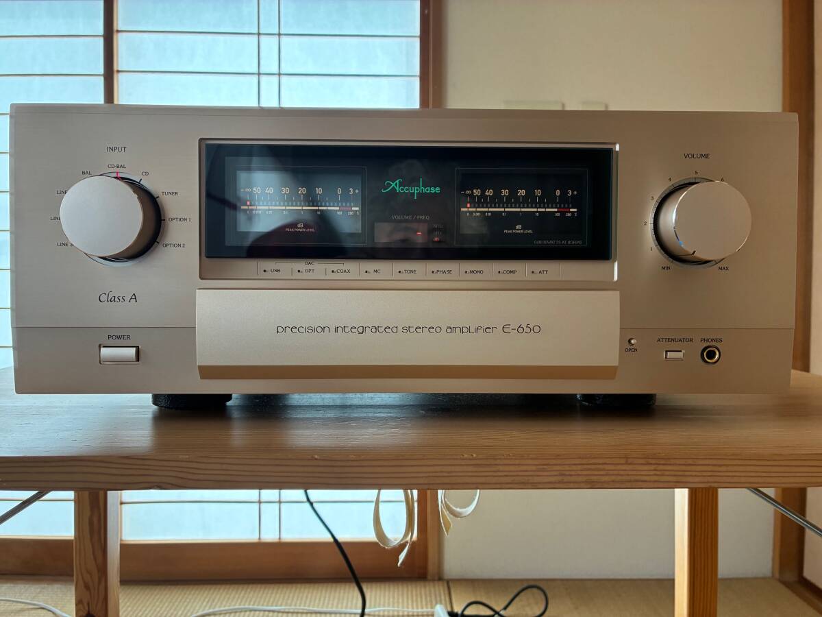 Accuphase E-650 Class A プリメインアンプ