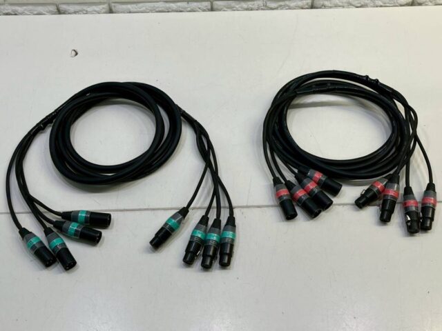Canare L-4E3-4P 4ch マルチケーブル XLR