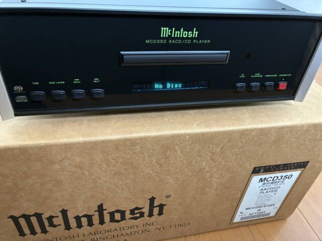 McIntosh MCD350 CDプレーヤー