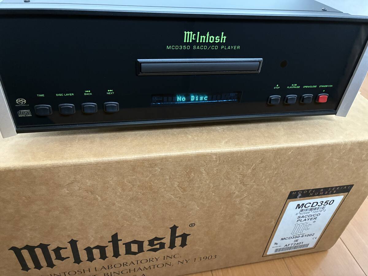 McIntosh MCD350 CDプレーヤー