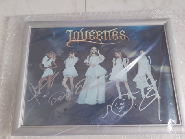 LOVEBITES 武道館公演 バイツ一番くじ A賞 メタルポスター 直筆サイン入り