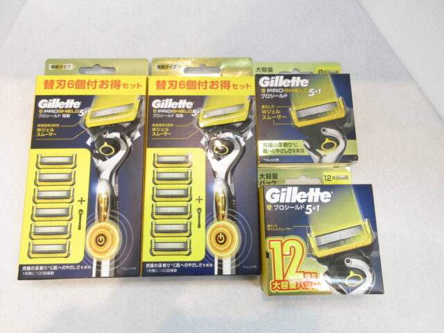 Gillette ジレット プロシールド 5+1 電動シェーバー 本体2個 替刃2パック