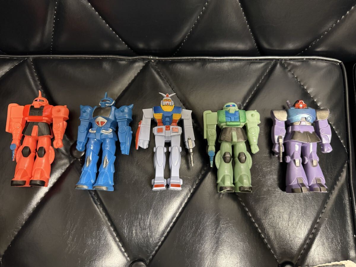 クローバー製 ガンダム ソフビフィギュア 5体セット