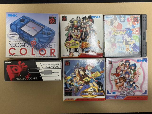 SNK NEOGEO POCKET COLOR カモフラージュブルー