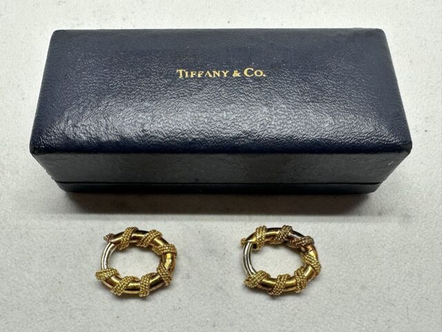 TIFFANY&Co. ティファニー ツイストロープデザイン イヤリング