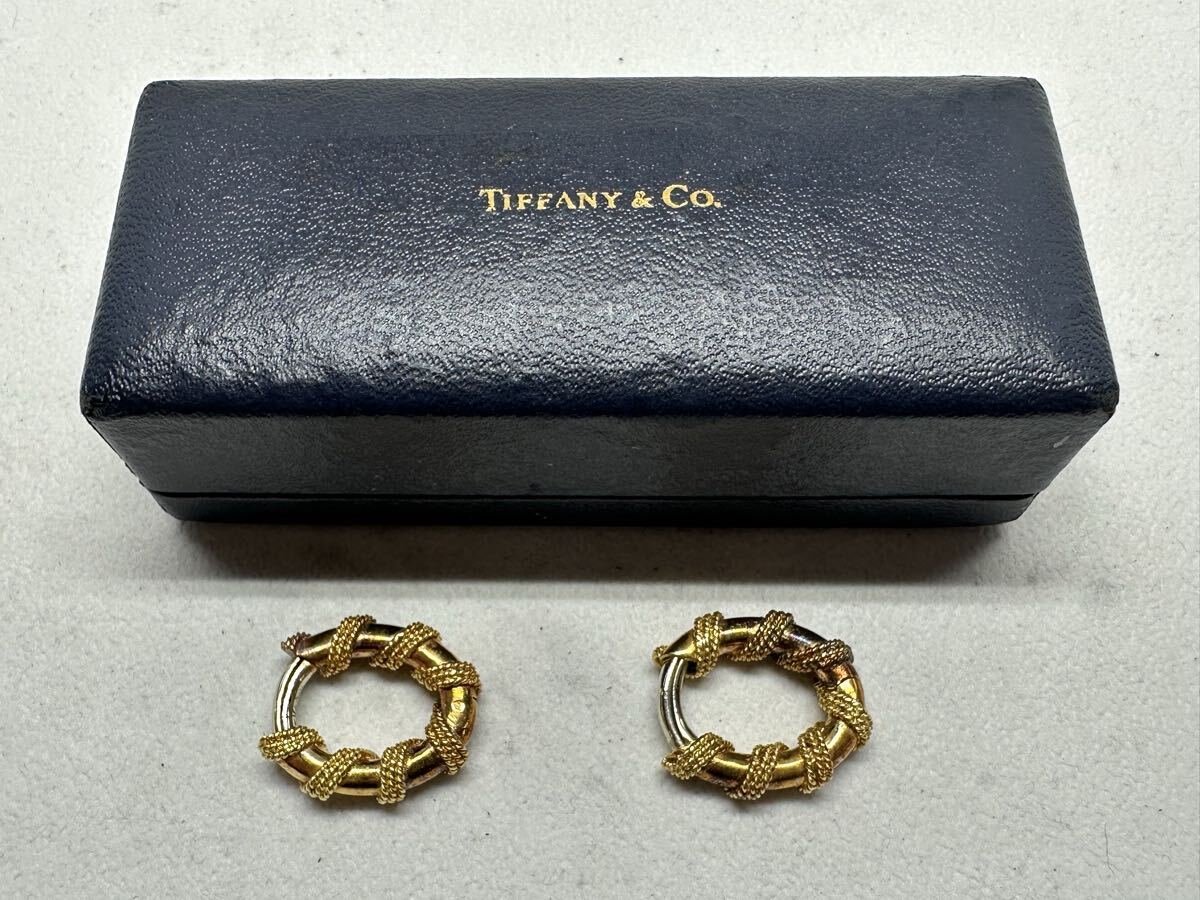 TIFFANY&Co. ティファニー ツイストロープデザイン イヤリング