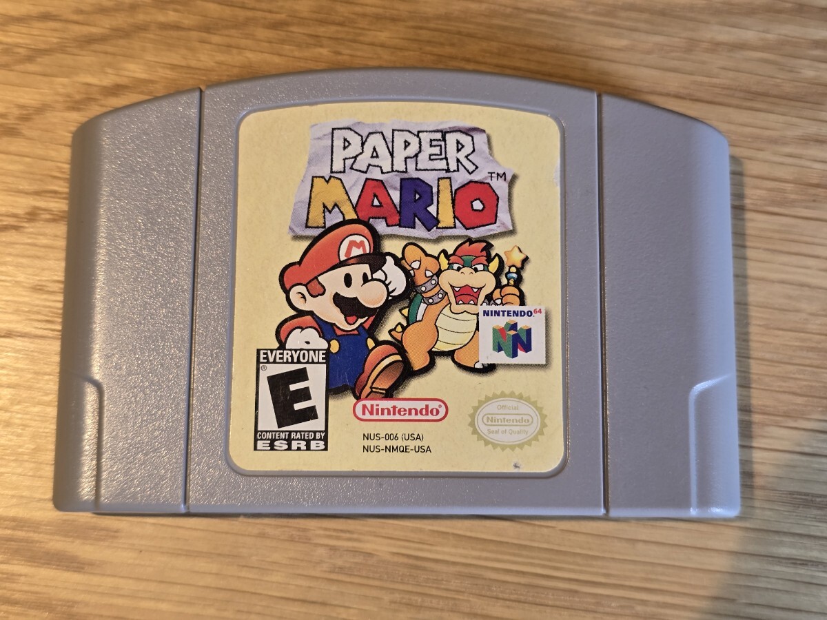 Paper Mario Nintendo 64 北米版 N64ソフト