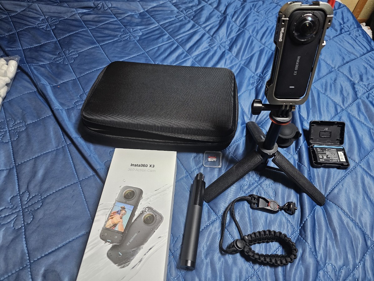 Insta360 X3 360度カメラ アルミフレーム付属