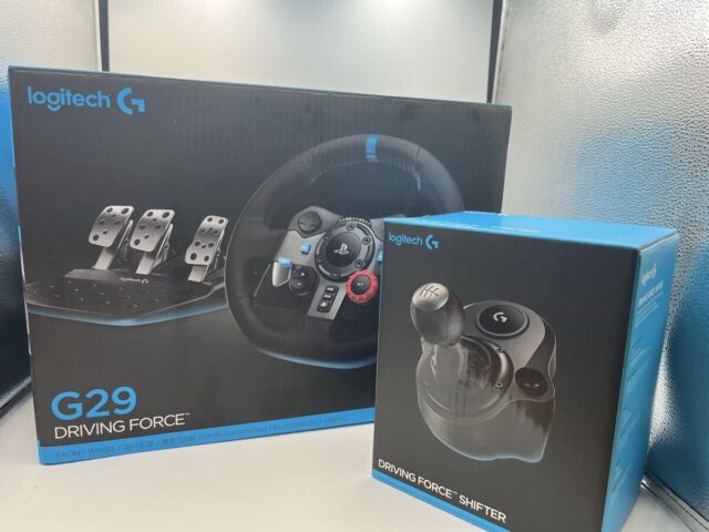 Logitech G29 ハンドルコントローラー シフター PS3 PS4 PC