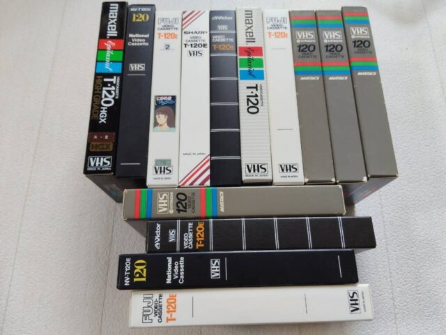 VHS ビデオテープ 120分 14本セット 1983年頃