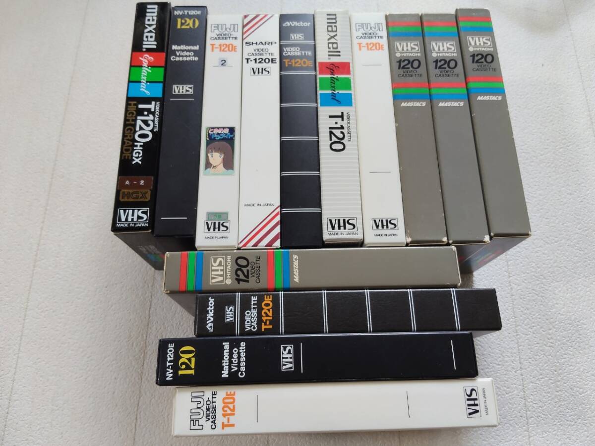 VHS ビデオテープ 120分 14本セット 1983年頃