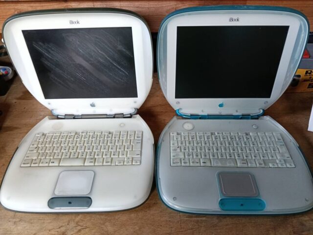 Apple iBook M6411 M2453 クラムシェル 2台セット