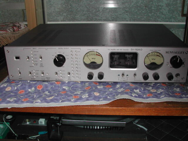 SUNVALLEY SV-192A/D A/Dコンバーター 真空管イコライザープリアンプ