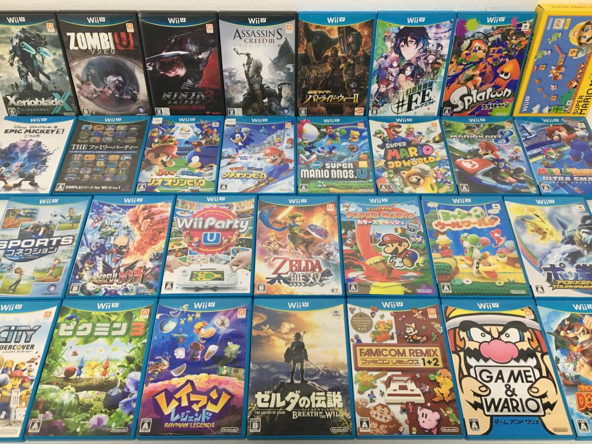 Wii U ソフト 30本まとめ売り ゼルダの伝説 ブレスオブザワイルド他