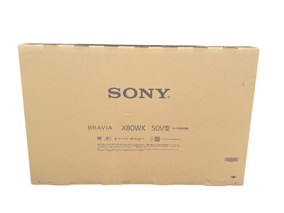 SONY KJ-50X80WK Google TV 50V型 4K 液晶テレビ