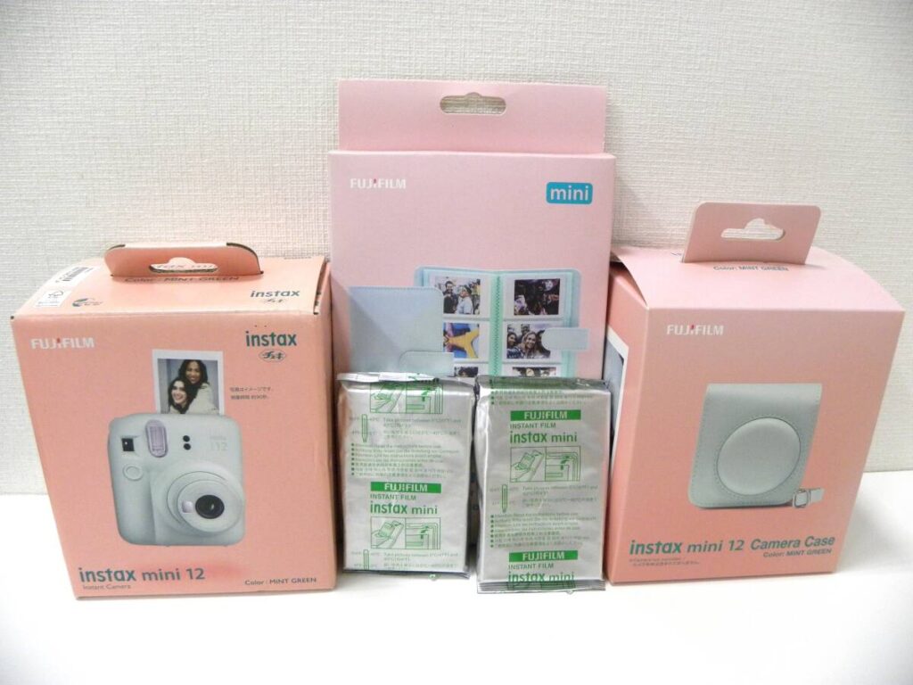 FUJIFILM instax mini 12 インスタントカメラ ミントグリーン