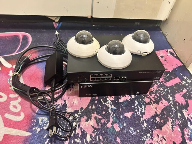 NUUO ネットワークビデオレコーダー ドーム型カメラ3台セット 4TB