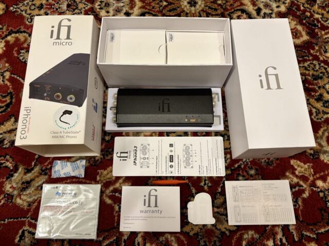 ifi Audio micro iPhono3 フォノイコライザー MM MC対応