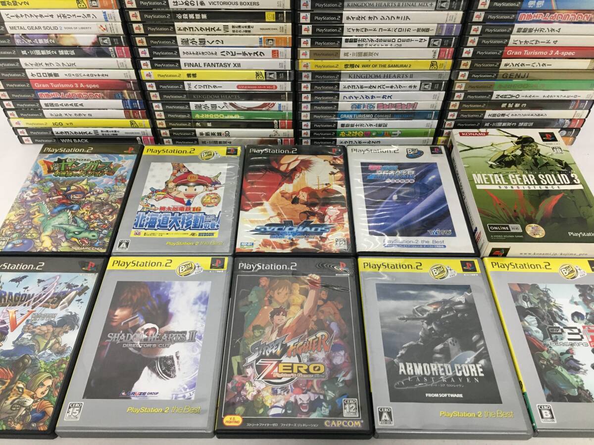 PS2 プレステ2 ソフト 100本 まとめ売り