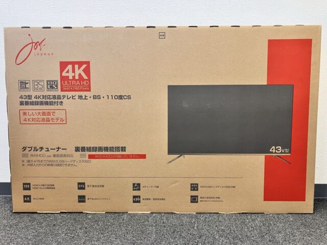 43インチ 4K対応 液晶テレビ