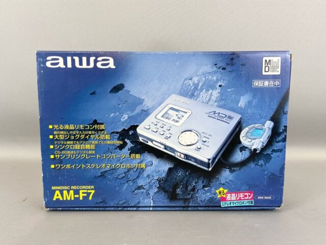aiwa アイワ ポータブル MDプレーヤー AM-F7