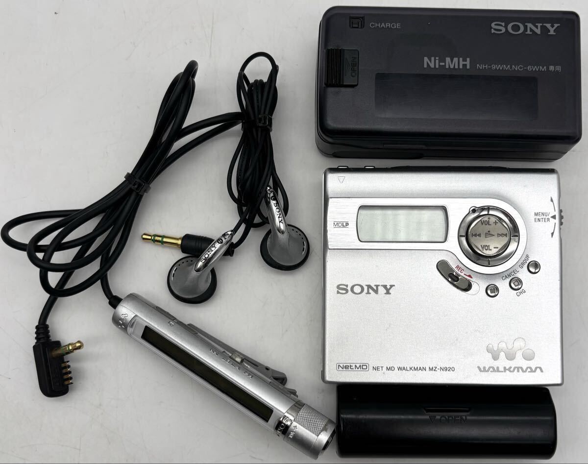 SONY NET MD WALKMAN MZ-N920 MDプレーヤー